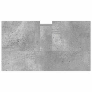 Ντουλάπι Μπάνιου Γκρι Σκυροδεμ. 58 x 33 x 60 εκ. Επεξεργ. Ξύλο - Pakobazaar