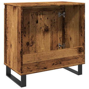 Ντουλάπι μπάνιου Παλιό ξύλο 58x33x60 cm Κατασκευασμένο ξύλο - Pakobazaar