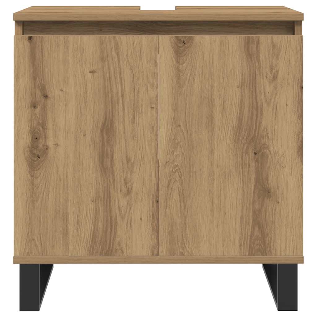 Ντουλάπι Μπάνιου Δρυς τεχνίτης 58 x 33 x 60 εκ από Επεξεργ Ξύλο
