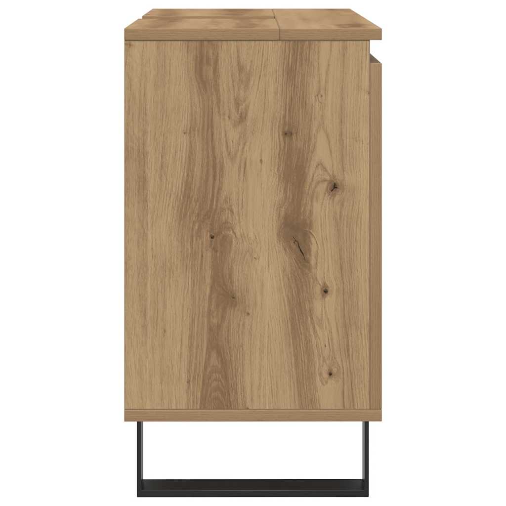 Ντουλάπι Μπάνιου Δρυς τεχνίτης 58 x 33 x 60 εκ από Επεξεργ Ξύλο