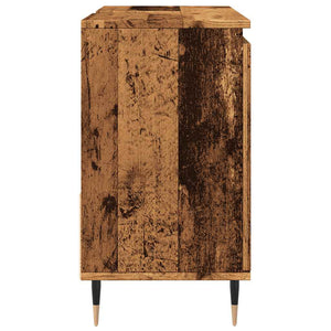 Ντουλάπι μπάνιου Παλιό ξύλο 65x33x60 cm Κατασκευασμένο ξύλο - Pakobazaar