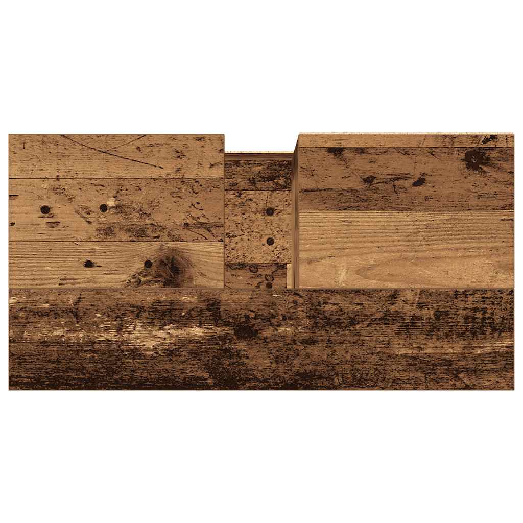 Ντουλάπι μπάνιου Παλιό ξύλο 65x33x60 cm Κατασκευασμένο ξύλο - Pakobazaar