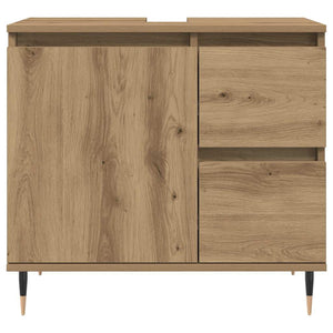 Ντουλάπι Μπάνιου τεχνίτης Δρυς 65x33x60 εκ. Επεξεργασμένο Ξύλο