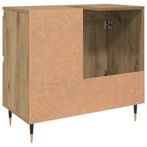 Ντουλάπι Μπάνιου τεχνίτης Δρυς 65x33x60 εκ. Επεξεργασμένο Ξύλο