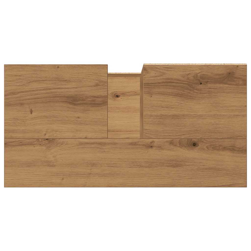 Ντουλάπι Μπάνιου τεχνίτης Δρυς 65x33x60 εκ. Επεξεργασμένο Ξύλο