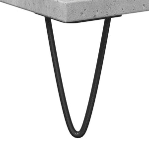 Ντουλάπι Μπάνιου Γκρι Σκυροδέματος 65x33x60 εκ. Επεξ. Ξύλο