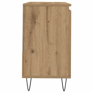 Ντουλάπι Νιπτήρα Μπάνιου Αρτισιανή Δρυς 65x33x60 εκ. Επεξ. Ξύλο - Pakobazaar