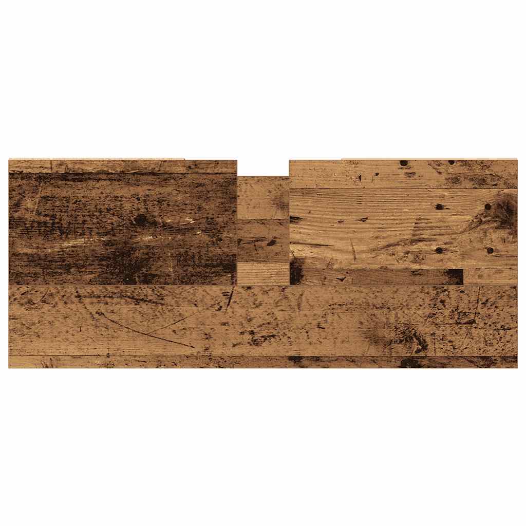 Ντουλάπι Μπάνιου Παλαιό Ξύλο 80x33x60εκ. από Επεξεργασμένο Ξύλο - Pakobazaar