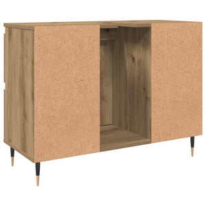 Ντουλάπι μπάνιου Δρυς τεχνίτης 80x33x60 cm Κατασκευασμένο ξύλο - Pakobazaar