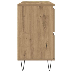 Ντουλάπι μπάνιου Δρυς τεχνίτης 80x33x60 cm Κατασκευασμένο ξύλο - Pakobazaar
