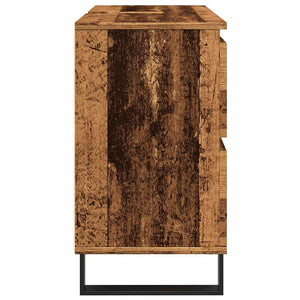 Ντουλάπι νιπτήρα μπάνιου Παλιό ξύλο 80x33x60 cm - Pakobazaar