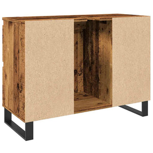 Ντουλάπι νιπτήρα μπάνιου Παλιό ξύλο 80x33x60 cm - Pakobazaar