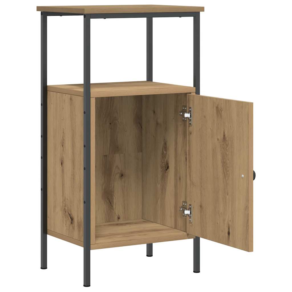 Κομοδίνα 2 τεμάχια Artisan Oak 41x31x80 cm Κατασκευασμένο ξύλο - Pakobazaar