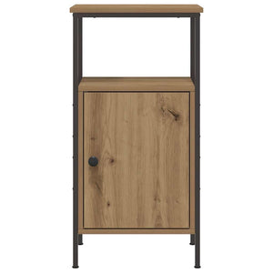 Κομοδίνα 2 τεμάχια Artisan Oak 41x31x80 cm Κατασκευασμένο ξύλο - Pakobazaar