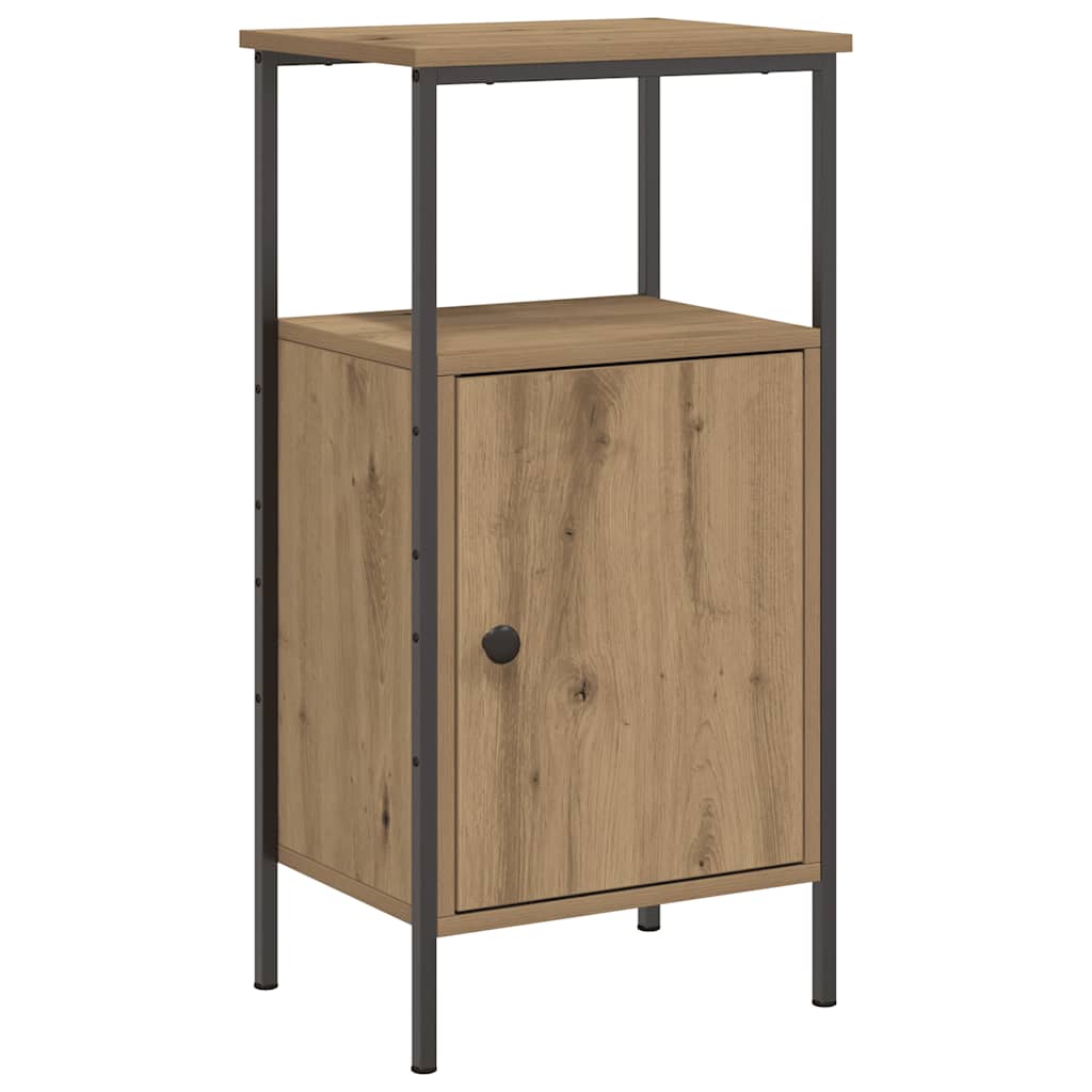 Κομοδίνα 2 τεμάχια Artisan Oak 41x31x80 cm Κατασκευασμένο ξύλο - Pakobazaar