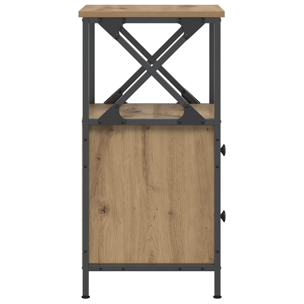 Κομοδίνο Artisan Oak 34x35,5x70 cm Κατασκευασμένο ξύλο - Pakobazaar