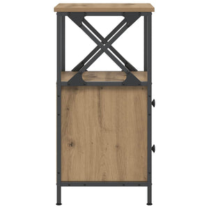 Κομοδίνα 2 τεμ Artisan Oak 34x35,5x70 cm Κατασκευασμένο ξύλο - Pakobazaar