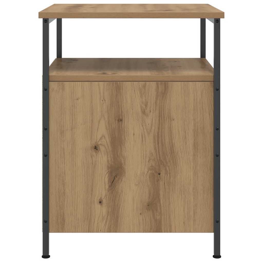 Κομοδίνα 2 τεμάχια Artisan Oak 44x45x60 cm Κατασκευασμένο ξύλο - Pakobazaar