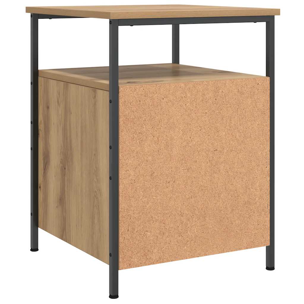 Κομοδίνα 2 τεμάχια Artisan Oak 44x45x60 cm Κατασκευασμένο ξύλο - Pakobazaar