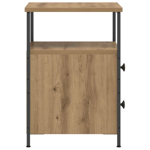 Κομοδίνα 2 τεμ Artisan Oak 34x35,5x50 cm Κατασκευασμένο ξύλο - Pakobazaar
