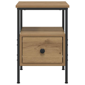 Κομοδίνα 2 τεμάχια Artisan Oak 34x36x50 cm Κατασκευασμένο ξύλο - Pakobazaar