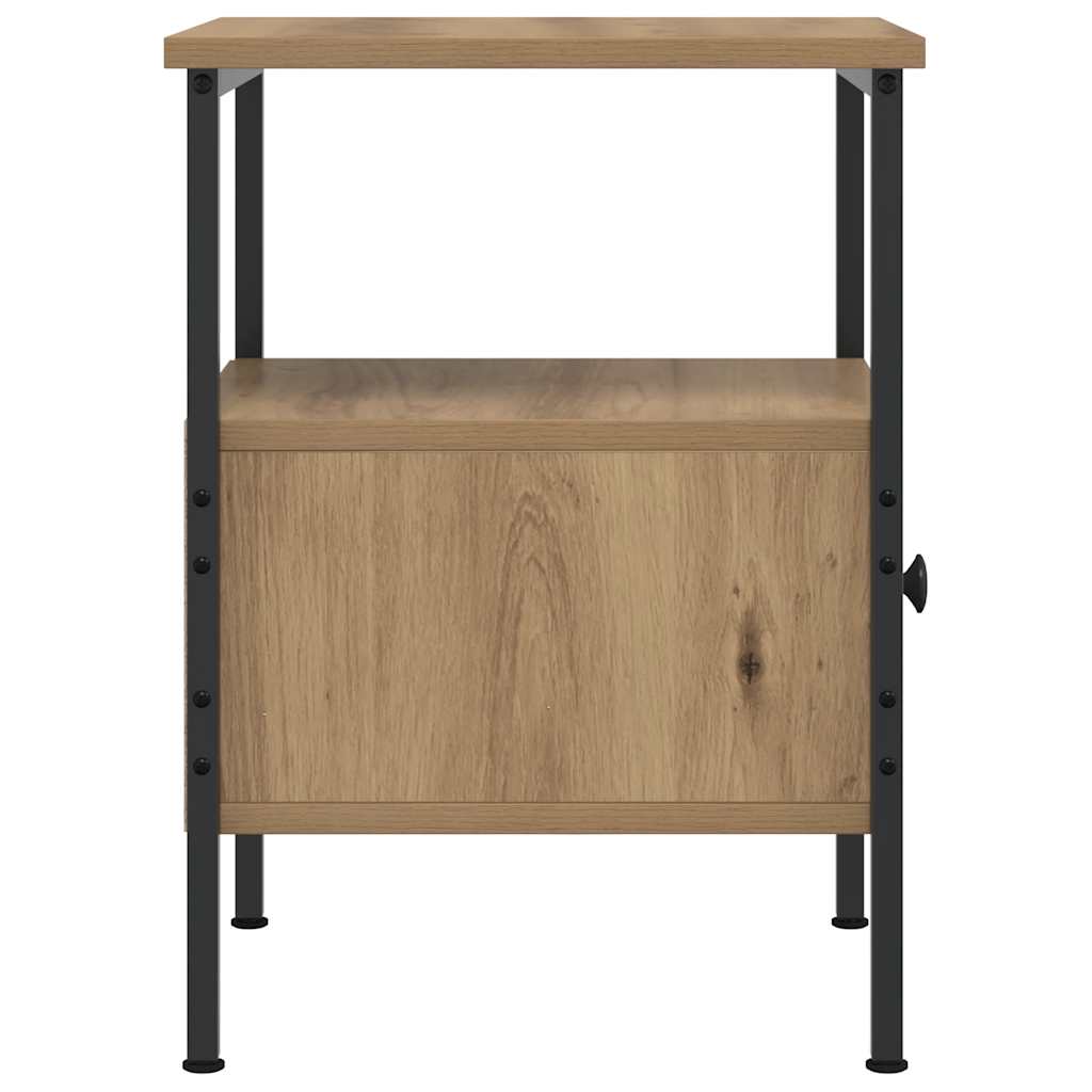 Κομοδίνα 2 τεμάχια Artisan Oak 34x36x50 cm Κατασκευασμένο ξύλο - Pakobazaar