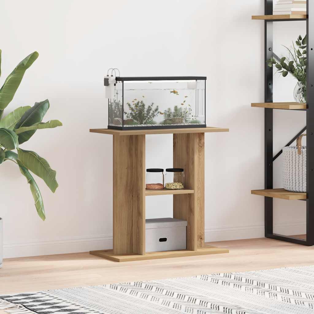 Βάση Ενυδρείου τεχνίτης Δρυς 60x30x60 εκ από Επεξεργασμένο Ξύλο - Pakobazaar