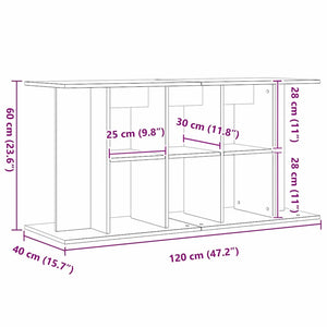 Βάση Ενυδρείου Artisan Δρυς 120x40x60 εκ. από Τεχνητό Ξύλο - Pakobazaar