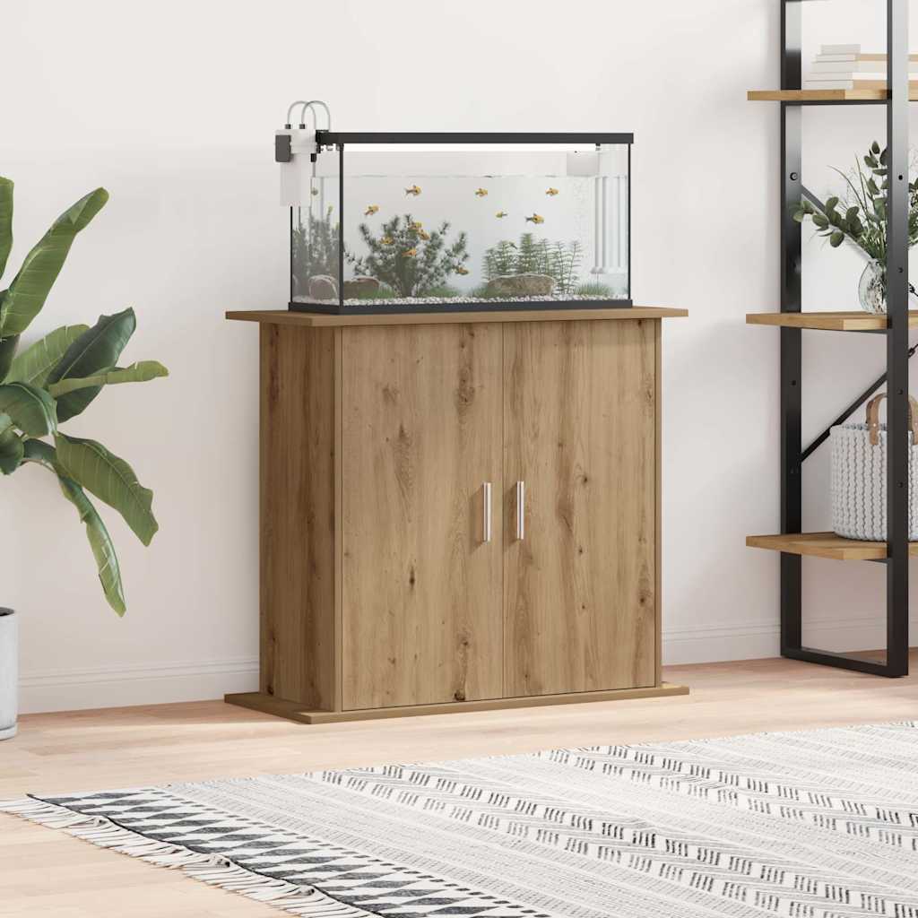 Βάση Ενυδρείου Artisan Δρυς 81x36x73 εκ. από Τεχνητό Ξύλο - Pakobazaar