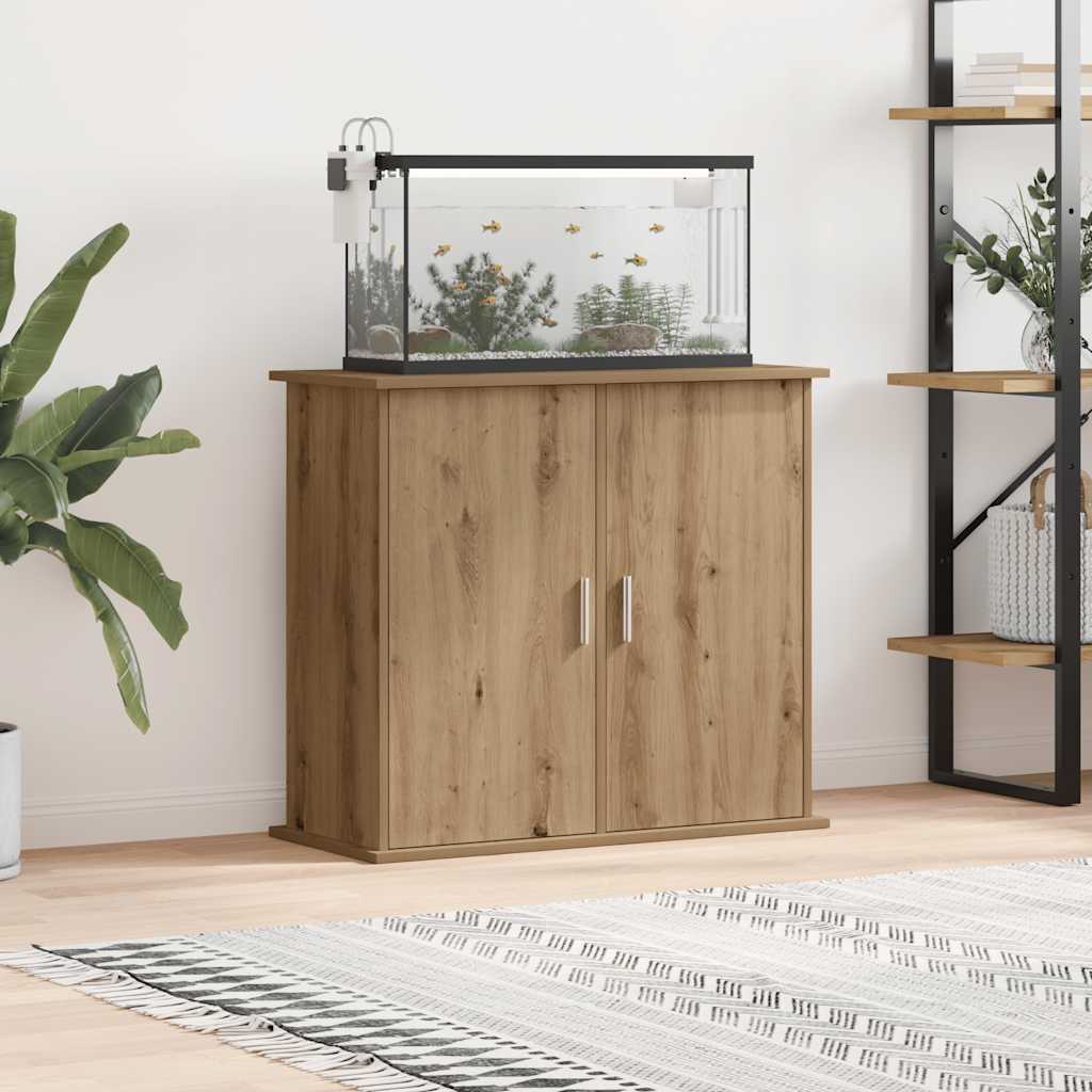 Βάση Ενυδρείου Artisan Δρυς 81x36x73 εκ. από Τεχνητό Ξύλο - Pakobazaar