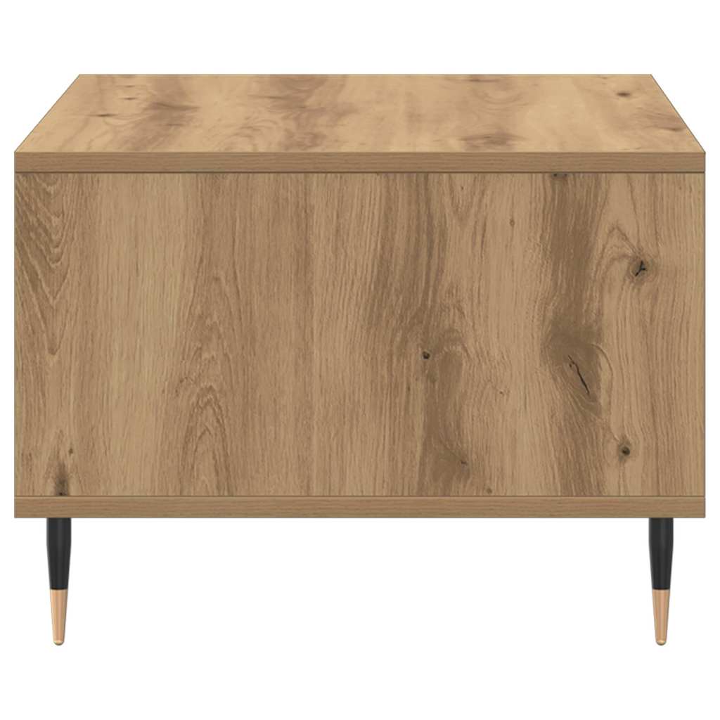 Τραπεζάκι σαλονιού Artisan Oak 60x50x36,5cm Κατασκευασμένο ξύλο