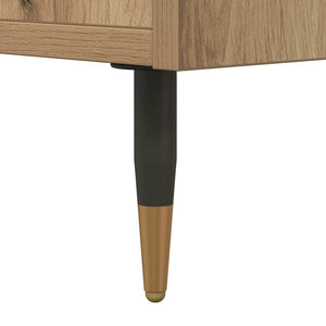 Τραπεζάκι σαλονιού Artisan Oak 60x50x36,5cm Κατασκευασμένο ξύλο