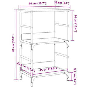 Ντουλάπι βιβλίων Παλιό ξύλο 50x33x82 cm Κατασκευασμένο ξύλο - Pakobazaar