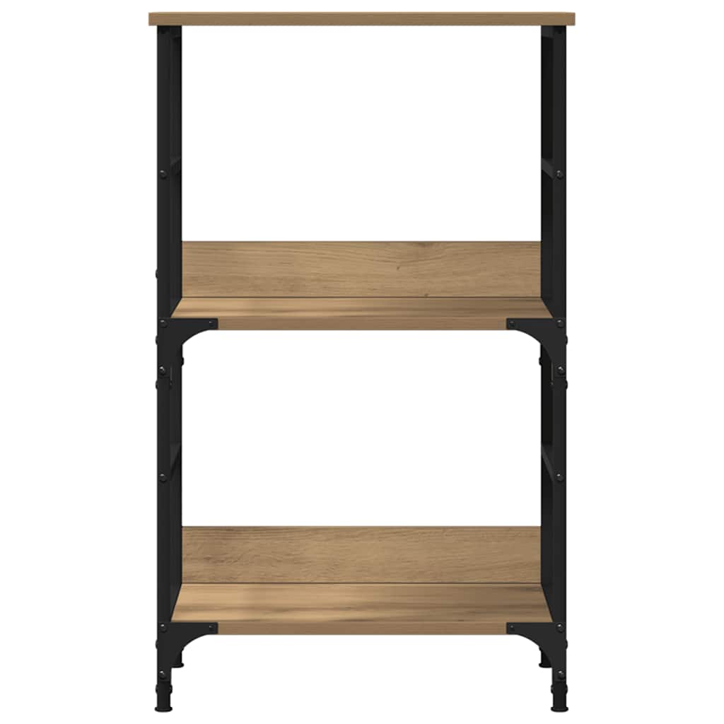 Βιβλιοθήκη Αρτισιανή Δρυς 50x33x82 εκ. Επεξεργ. Ξύλο