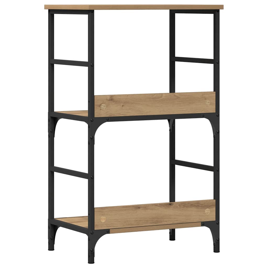 Βιβλιοθήκη Αρτισιανή Δρυς 50x33x82 εκ. Επεξεργ. Ξύλο