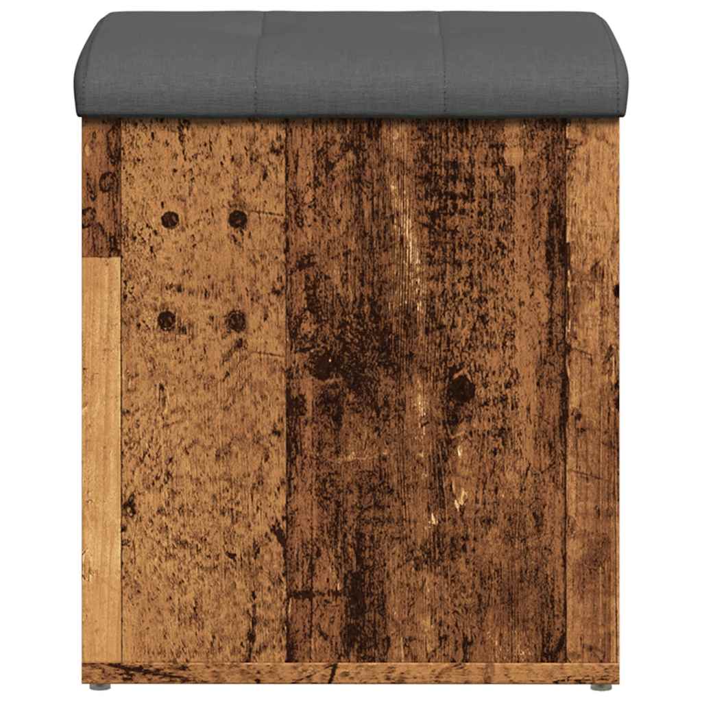 Πάγκος αποθήκευσης  Παλιό ξύλο 42x42x45 cm Κατασκευασμένο ξύλο - Pakobazaar