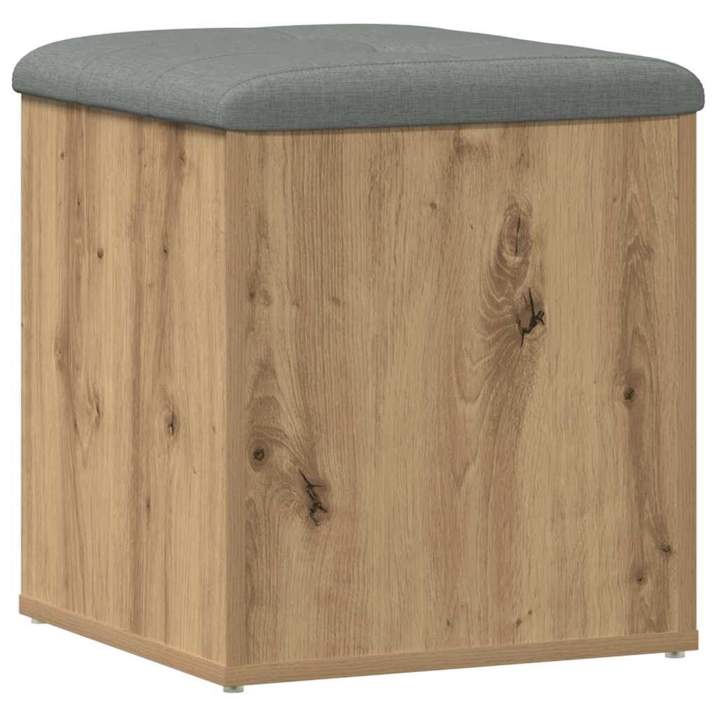 Πάγκος αποθήκευσης  Artisan Oak 42x42x45 cm Κατασκευασμένο ξύλο - Pakobazaar