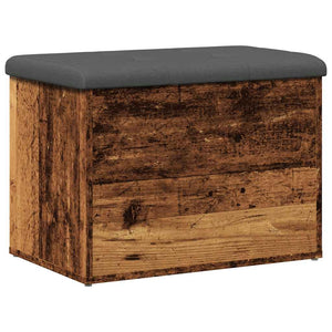 Πάγκος αποθήκευσης  Παλιό ξύλο 62x42x45 cm Κατασκευασμένο ξύλο - Pakobazaar