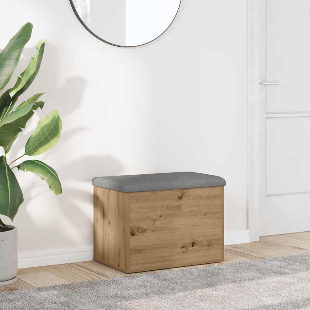 Πάγκος αποθήκευσης  Artisan Oak 62x42x45 cm Κατασκευασμένο ξύλο - Pakobazaar