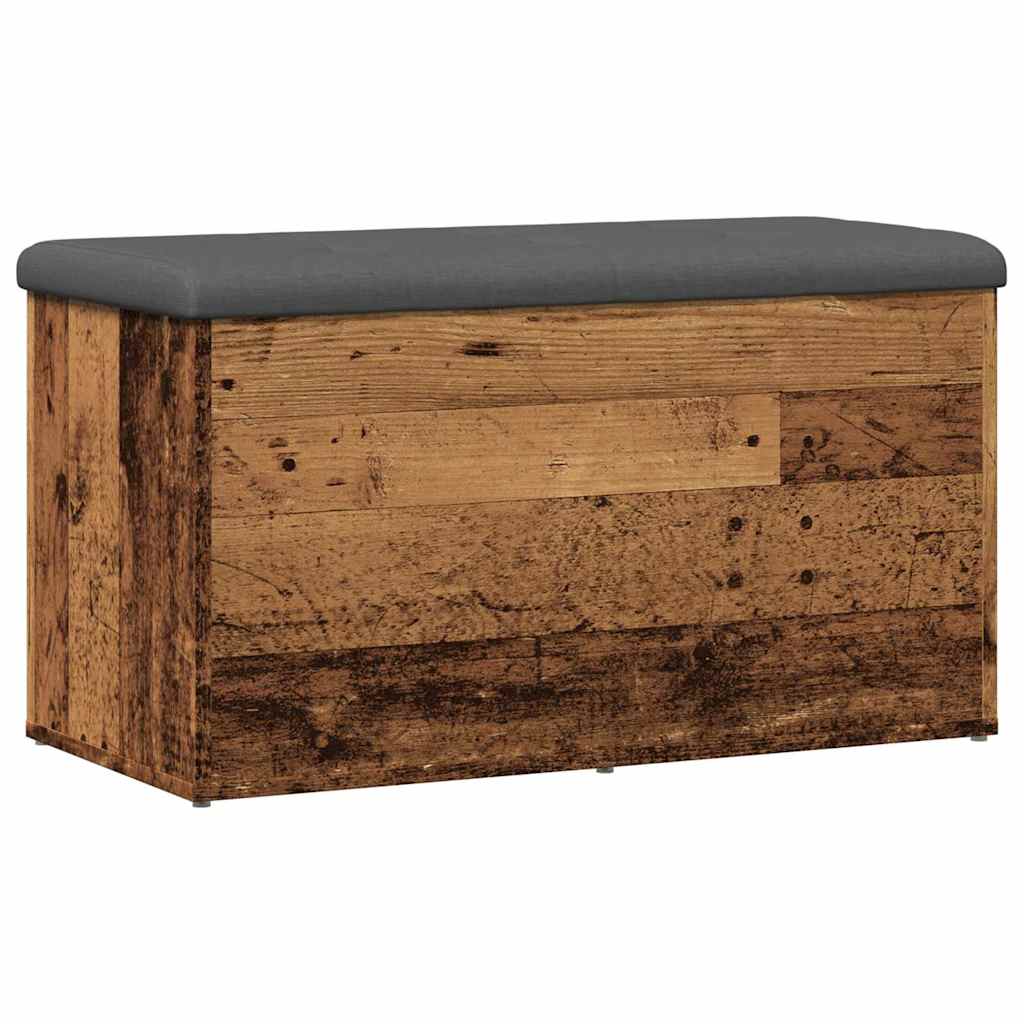 Πάγκος αποθήκευσης  Παλαιό ξύλο 82x42x45 cm Κατασκευασμένο ξύλο - Pakobazaar