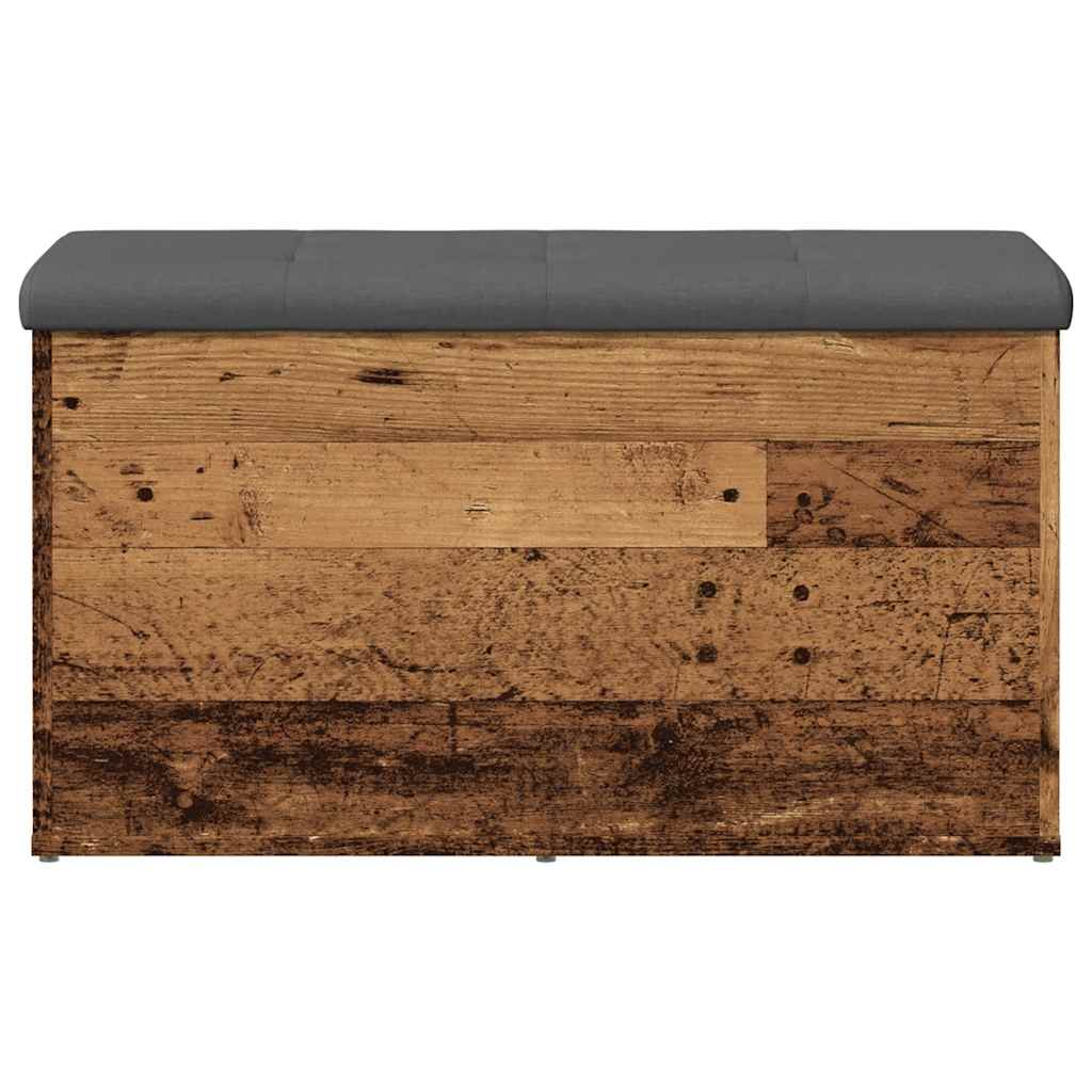 Πάγκος αποθήκευσης  Παλαιό ξύλο 82x42x45 cm Κατασκευασμένο ξύλο - Pakobazaar