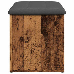 Πάγκος αποθήκευσης  Παλαιό ξύλο 82x42x45 cm Κατασκευασμένο ξύλο - Pakobazaar