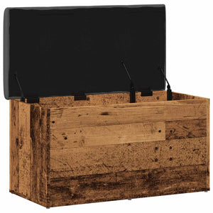 Πάγκος αποθήκευσης  Παλαιό ξύλο 82x42x45 cm Κατασκευασμένο ξύλο - Pakobazaar