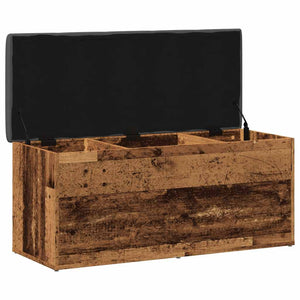 Πάγκος αποθήκευσης  Παλαιό ξύλο 102x42x45 cm Κατασκευασμένο ξύλο - Pakobazaar
