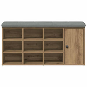 Πάγκος παπουτσιών  Artisan Oak 102x32x50 cm Κατασκευασμένο ξύλο - Pakobazaar