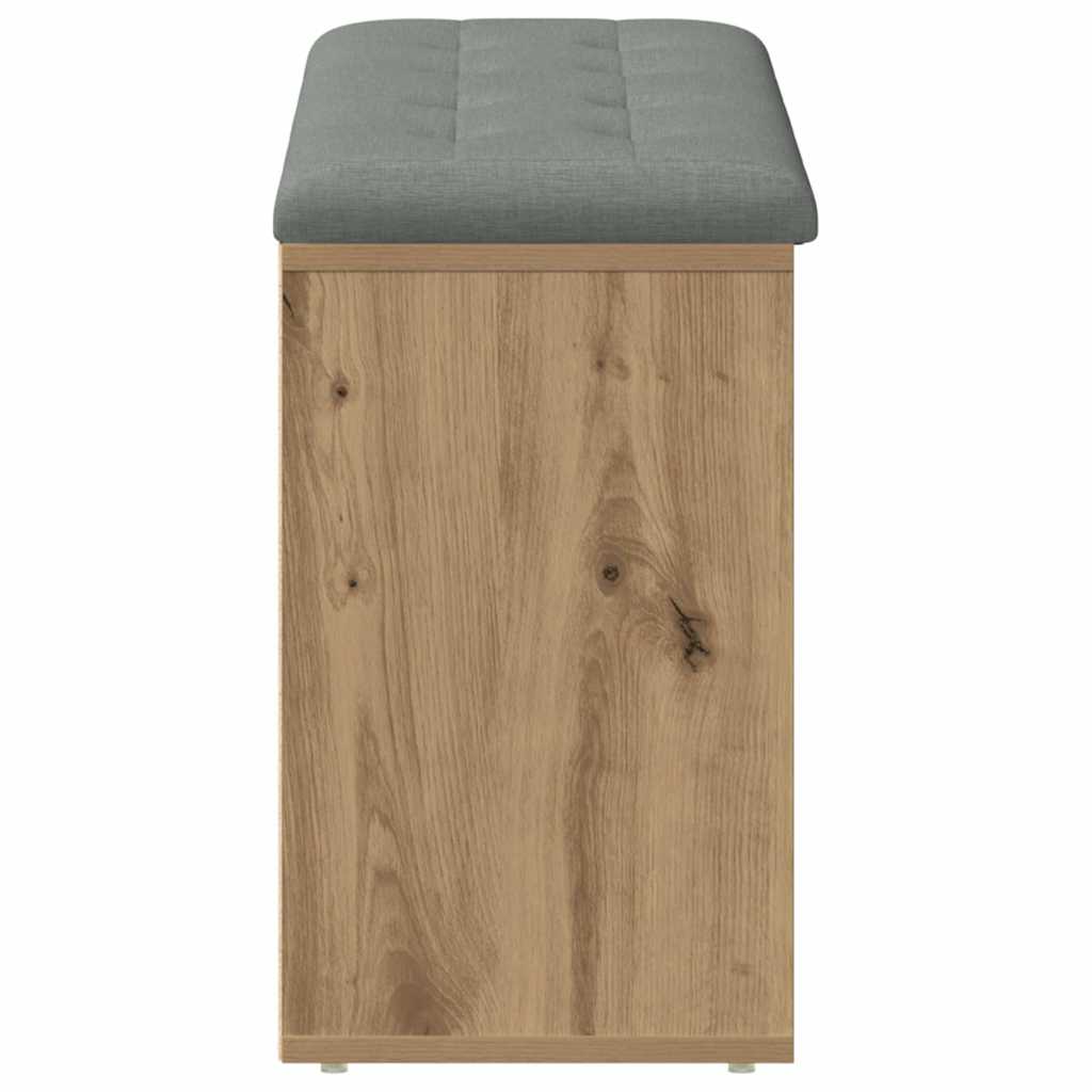 Πάγκος παπουτσιών  Artisan Oak 102x32x50 cm Κατασκευασμένο ξύλο - Pakobazaar