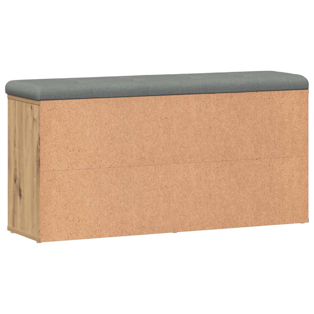 Πάγκος παπουτσιών  Artisan Oak 102x32x50 cm Κατασκευασμένο ξύλο - Pakobazaar