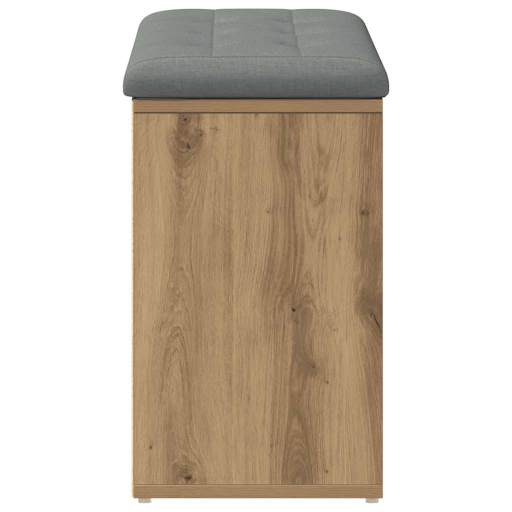 Πάγκος παπουτσιών  Artisan Oak 82x32x50 cm Κατασκευασμένο ξύλο - Pakobazaar