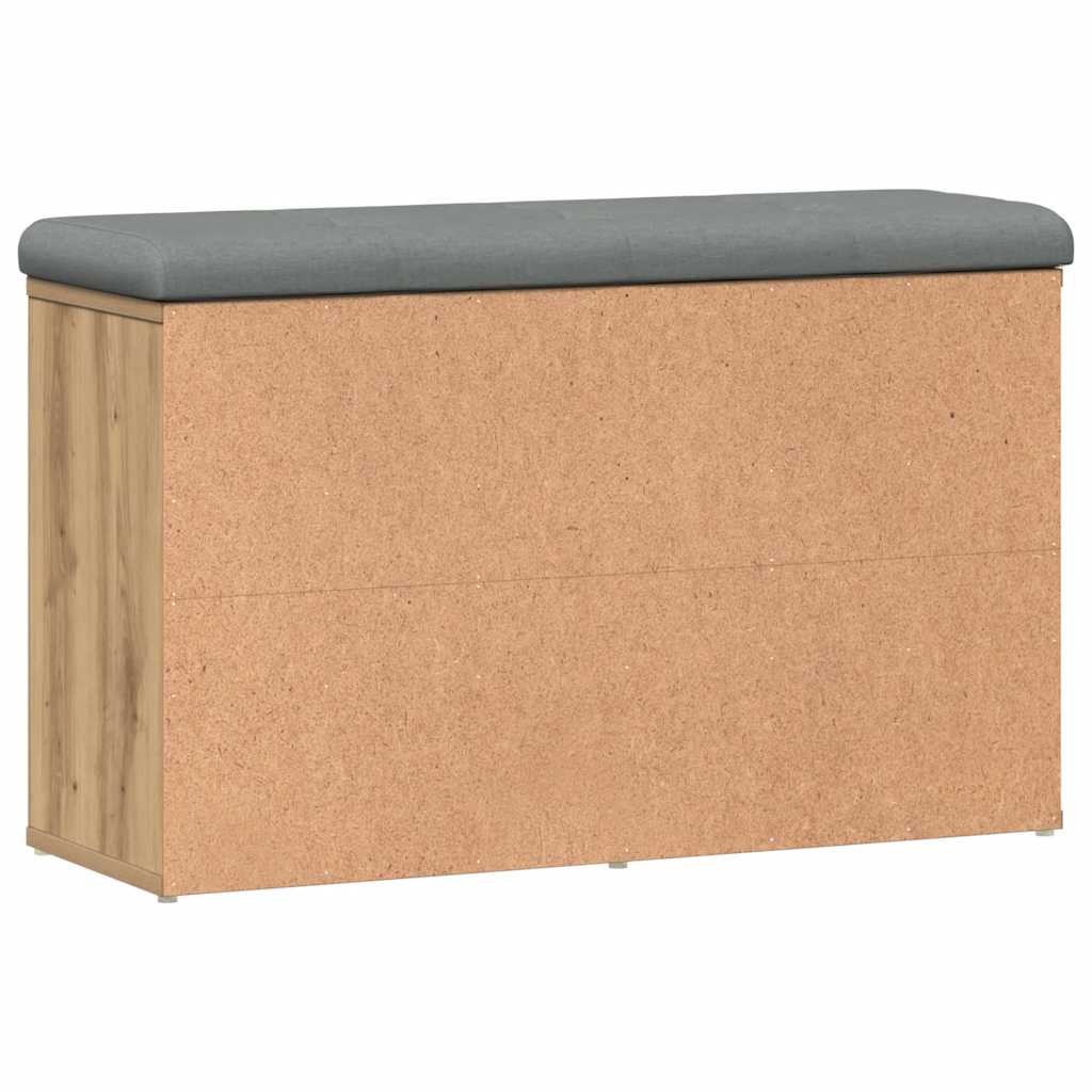 Πάγκος παπουτσιών  Artisan Oak 82x32x50 cm Κατασκευασμένο ξύλο - Pakobazaar