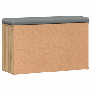 Πάγκος παπουτσιών  Artisan Oak 82x32x50 cm Κατασκευασμένο ξύλο - Pakobazaar